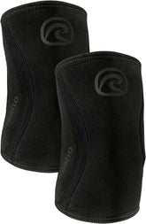 Rehband elbow 5mm compression sleeve carbon black large pair
