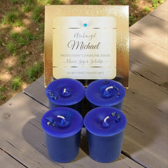 Reiki-blessed Archangel Michael votive candles