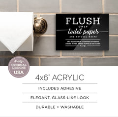 Natural Waste designer sign by Reilly Originals