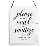 Reilly Originals 6x8 inch sign with rope