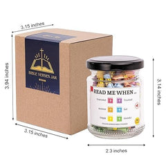 Gift ready Bible Verse Jar for both women and men