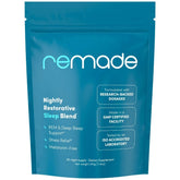Remade Natural Sleep Aid Without Melatonin bottle on display
