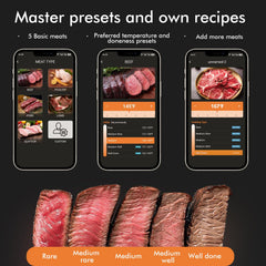 four-probe meat thermometer for grilling and smoking