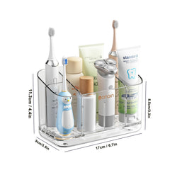 Removable dividers for adjustable toothbrush slots