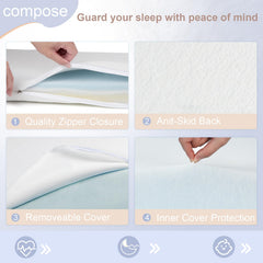 Firmer high-density foam side for NeoBorn bassinet mattress pad