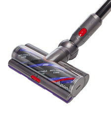 renewed dyson v15 detect vacuum packaging and label
