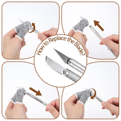 Replaceable blades set of 15 for bread scoring kit