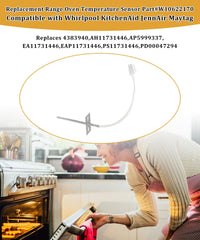 Replacement sensor compatible with Whirlpool KitchenAid Maytag models
