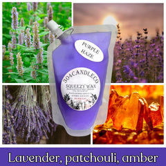 American made 304CandleCo soy wax melt Purple Haze for wax warmer