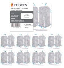 reserv 2x4 premium self-adhesive electrode pads fabric backed close up
