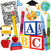 Resholder 23 Pcs Back to School Decorations ABC letter boxes