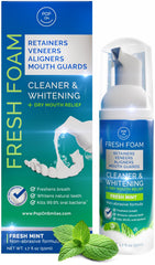Invisalign retainer cleaner foam bottle