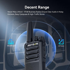 Retevis RT68 six radio set with charging station