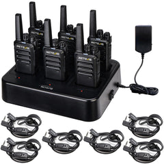 Retevis RT68 FRS walkie talkies with 6 pack charger image