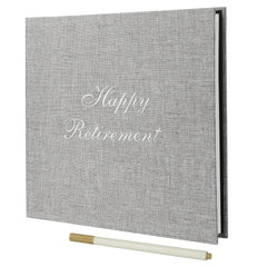 retirement gifts photo album linen cover 11x10.8 inches 40 pages