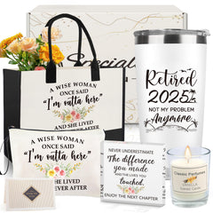 Retirement gifts women 2025 set package