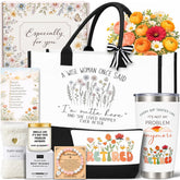 8 piece retirement gift basket for women including tote bag