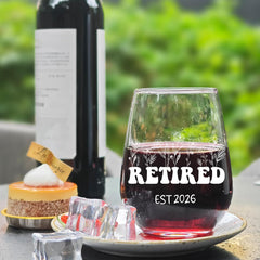 Lead-free crystal glass wine glass with thick base and smooth edges