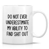 Retreez private investigator mug 11-ounce white ceramic
