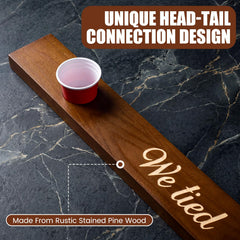 Ski Style Shot Board with red 2 oz cups included
