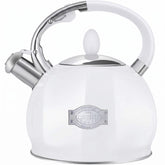 RETTBERG Tea Kettle Stovetop 2.64 Quart White