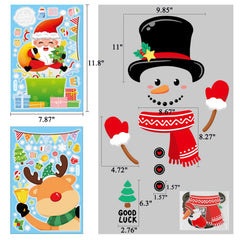 Fridge snowman magnets large size for notes