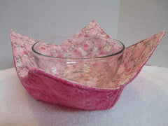 100 percent cotton bowl cozy for hot or cold bowls