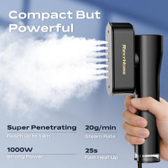 1000W portable clothes steamer with 100ml water tank
