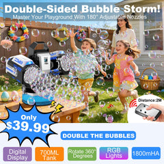 Bubble machine remote control with 6-foot range