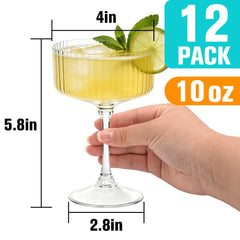 BPA-free shatterproof plastic martini glass