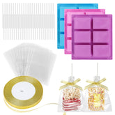 Rice Krispy Treats Making Set molds 3 silicone cereal bar molds