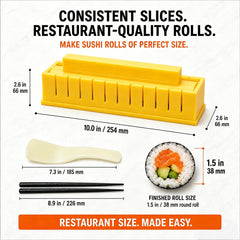 1.5 inch round sushi mold in action