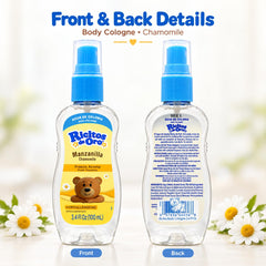 Natural chamomile extract used in baby Cologne