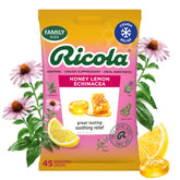 Ricola throat drops echinacea honey lemon 45 count package
