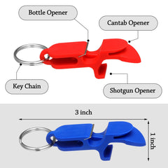 Shotgun shaped beer tool keychain RimCereal for travel