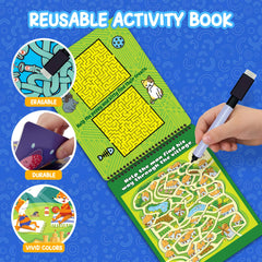 Airplane travel compatible activity pad for kids