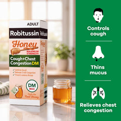 Robitussin DM Chest Congestion Cough Liquid 4oz bottle