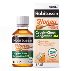 Robitussin DM Maximum Strength Cough Medicine 4oz bottle
