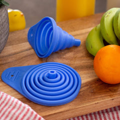 BPA-free plastic kitchen funnel by Rocky Mountain Goods for bottles