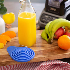 Dishwasher safe collapsible funnel ideal for oils and dry ingredients by Rocky Mountain Goods