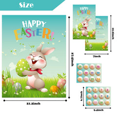 24 rabbit tail stickers for Pin The Tail on The Bunny
