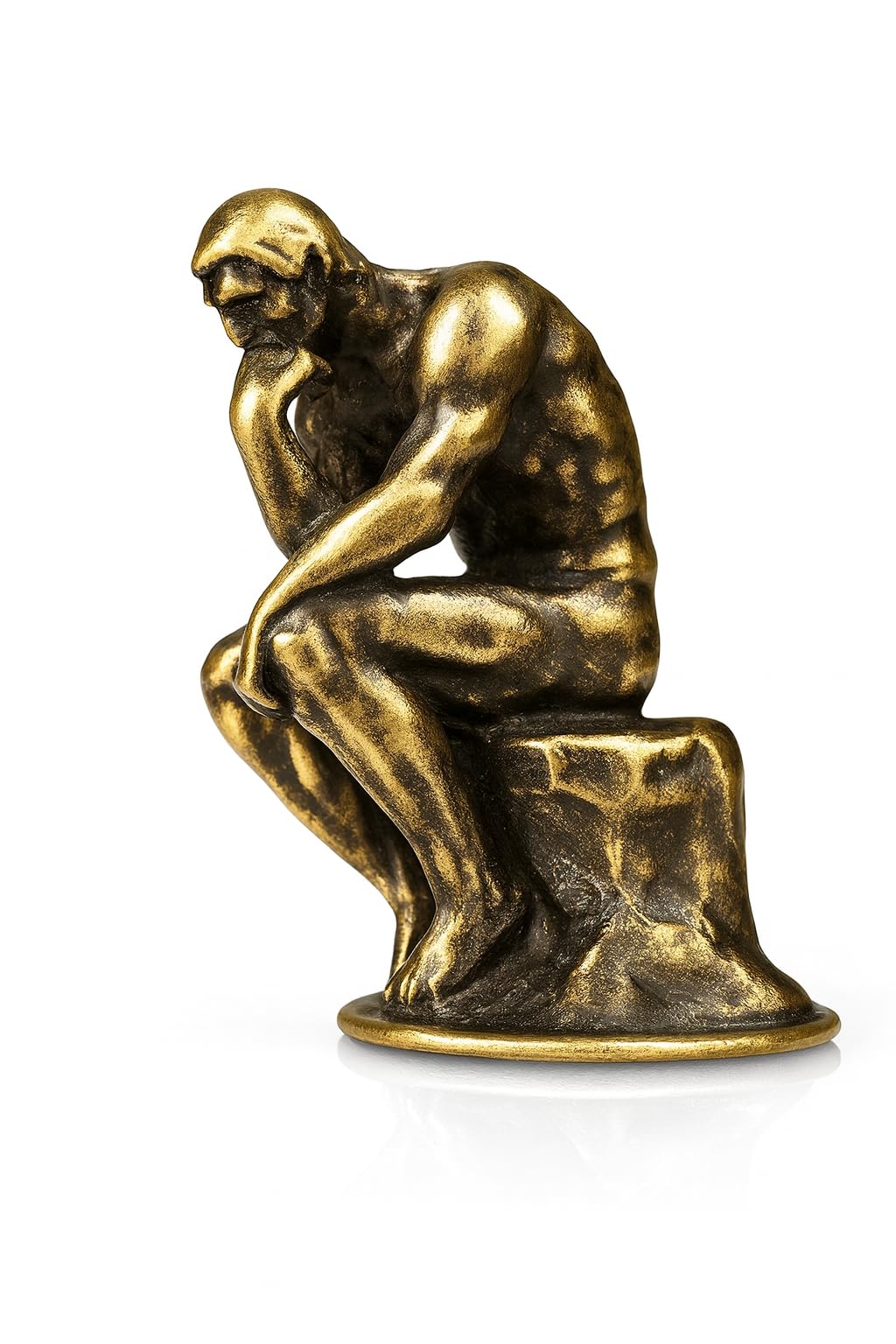 Rodin The Thinker brass sculpture decorative figurine