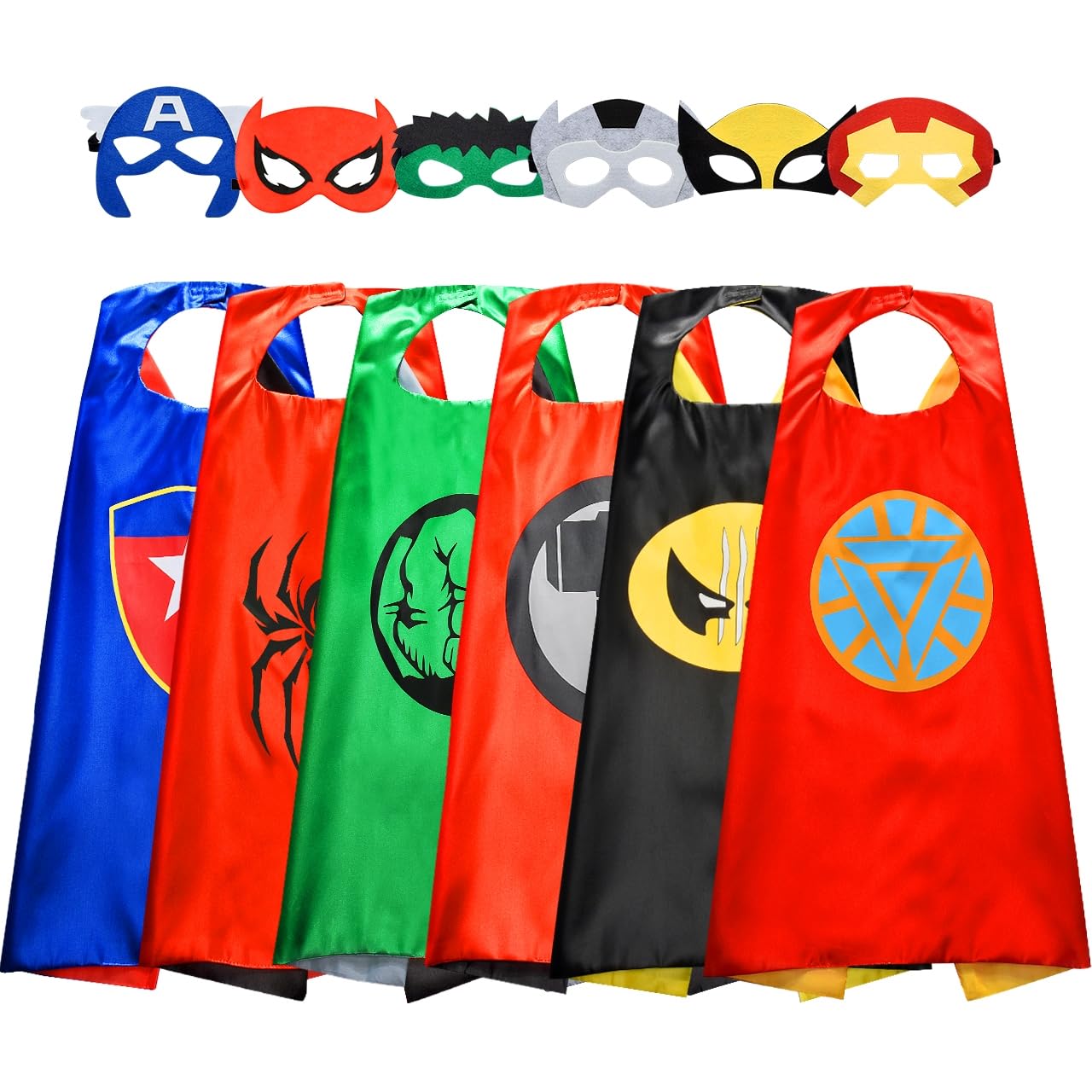 ROKO toys 3-10 year old boys superhero cape set