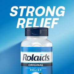 Rolaids mint flavor chewable tablets on shelf