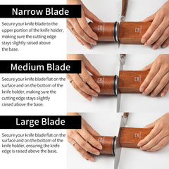15 degree magnet setting on Rolling Knife Sharpener for small knives