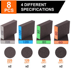 Romeda sanding block 120 grit blue for furniture finishing