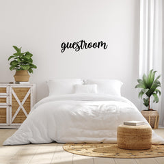 Room wall signs made from durable metal