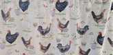 Rooster Valance 41-42 inch wide by 18 inch long kitchen curtain