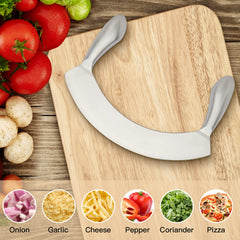 Mezzaluna knife 22x3.8x15.2 cm rock blade