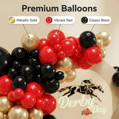 Rose foil and horse foil balloons assortment